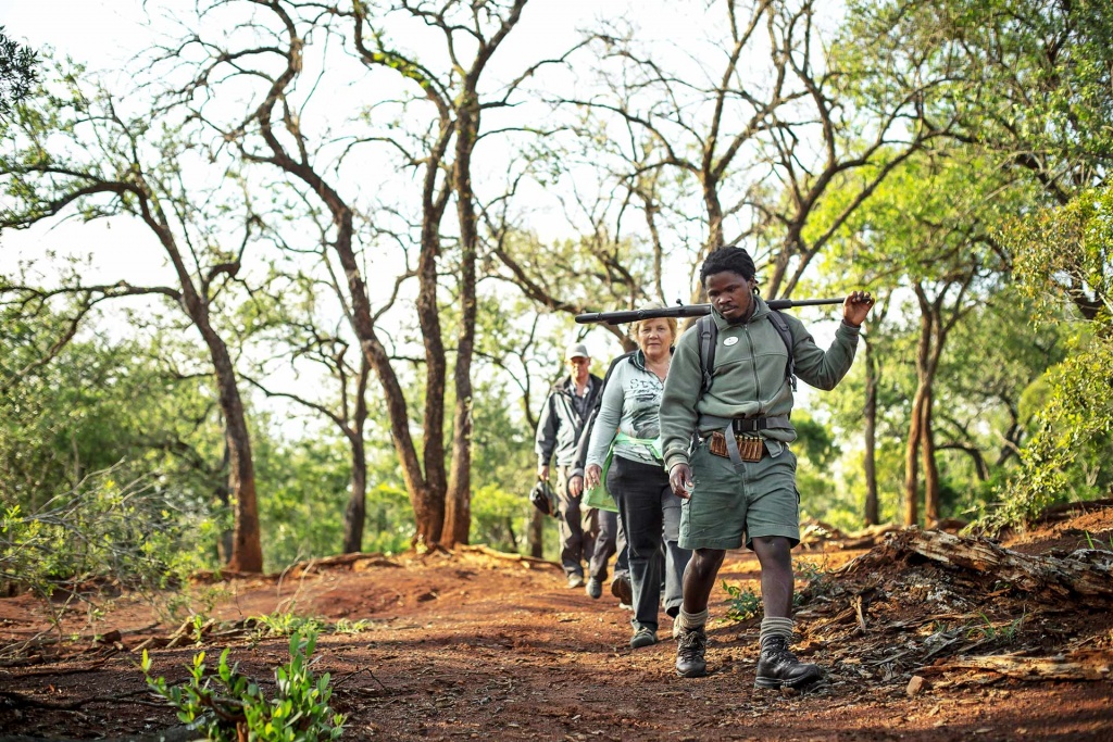 Walking safari in KZN - Bush Marine Tours